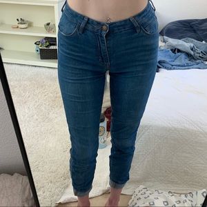 pacsun high rise skinny jeans